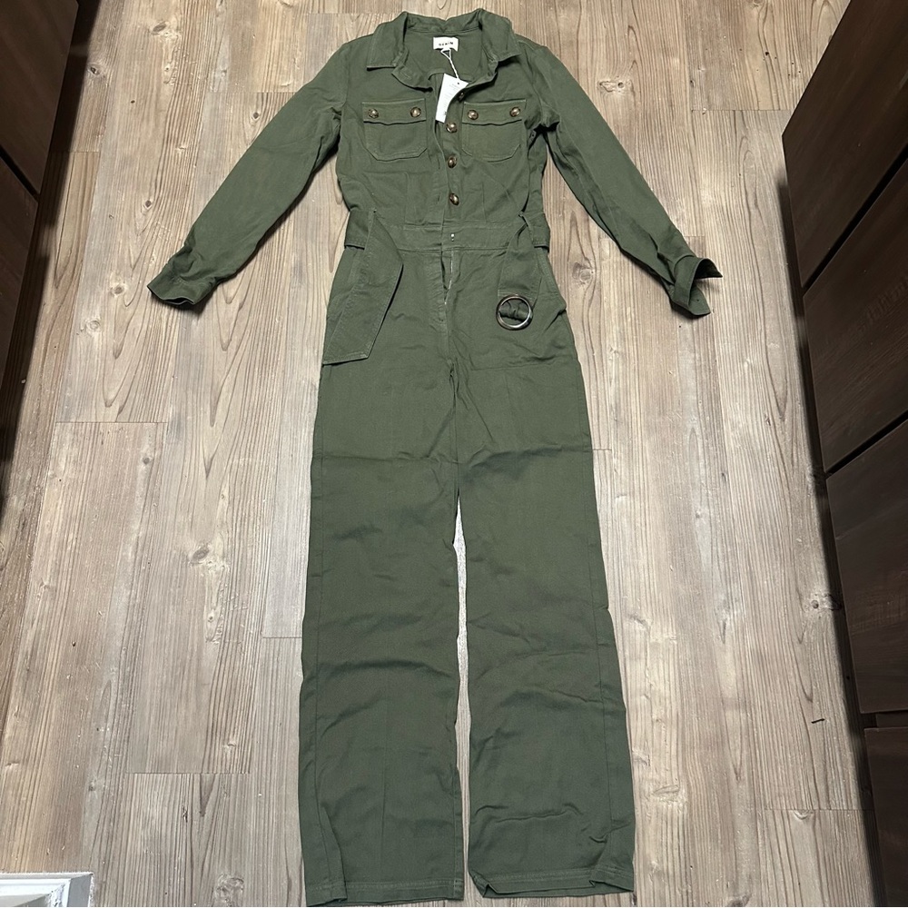 NWT sezane Brooklyn jumpsuit